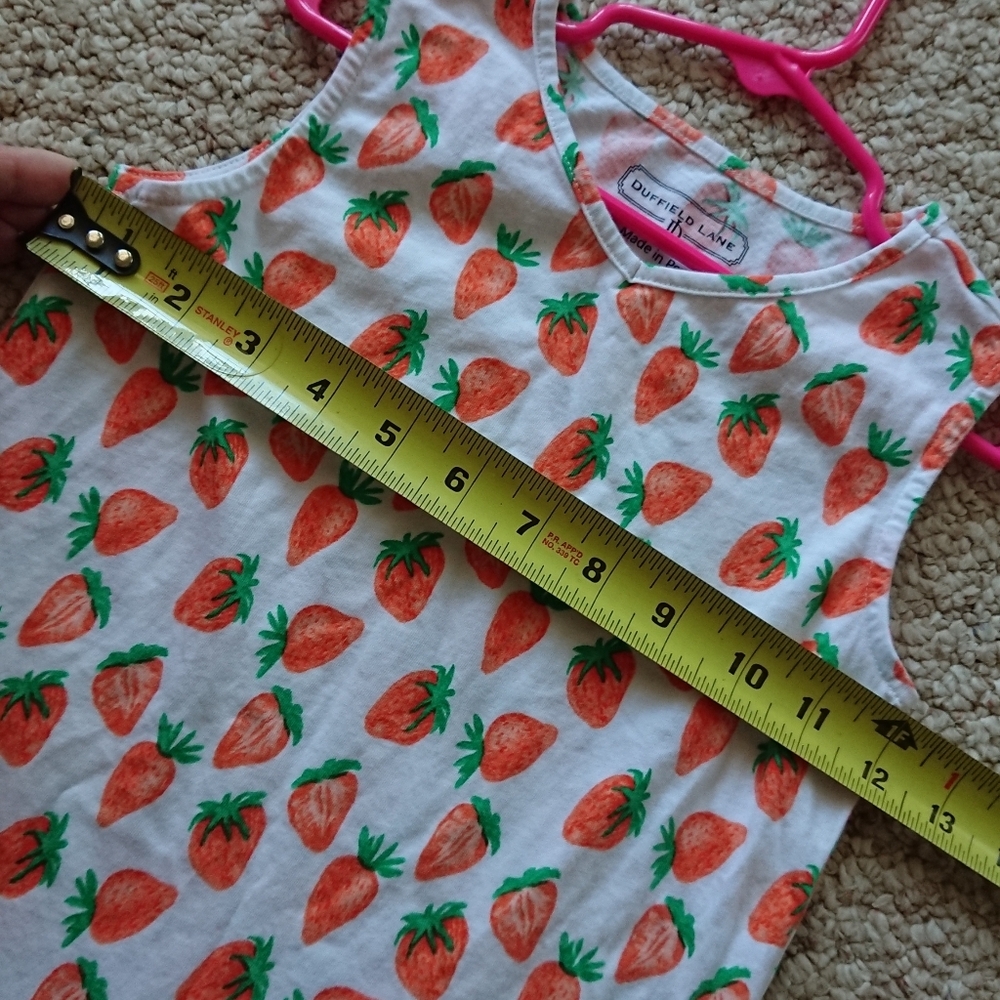Duffield Lane Girls Layla Dress in Strawberry Fields size 5/6 - Picture 7 of 10